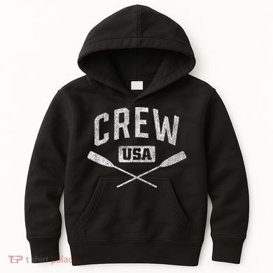 Rowing Crew Usa Coxswain Sculling Row Team Kids Hoodie
