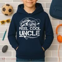 Reel Cool Uncle Kids Hoodie thumb 2