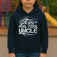 Reel Cool Uncle Kids Hoodie thumb 3