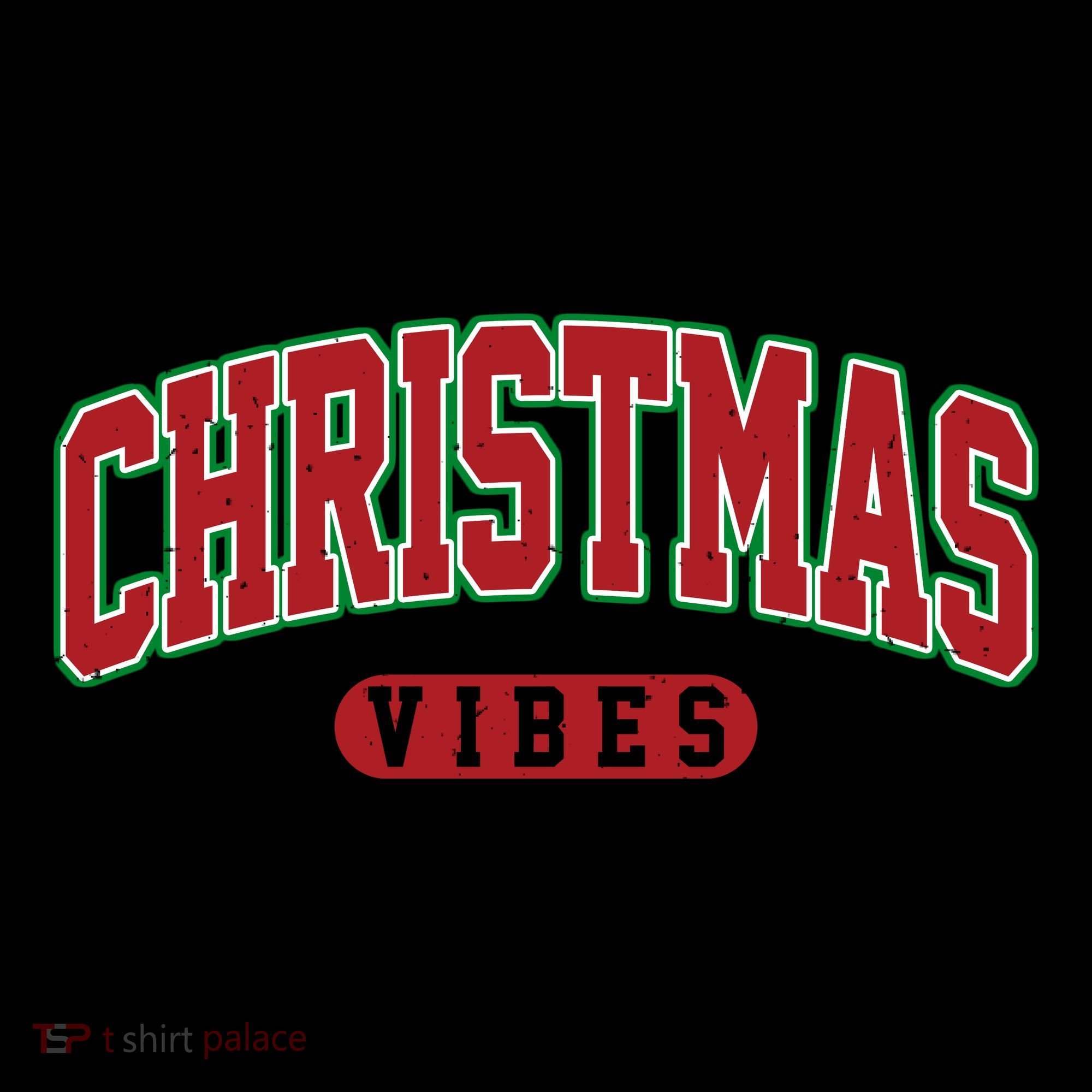 Retro Christmas Vibes Toddler Hoodie