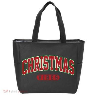 Retro Christmas Vibes Tote Bag