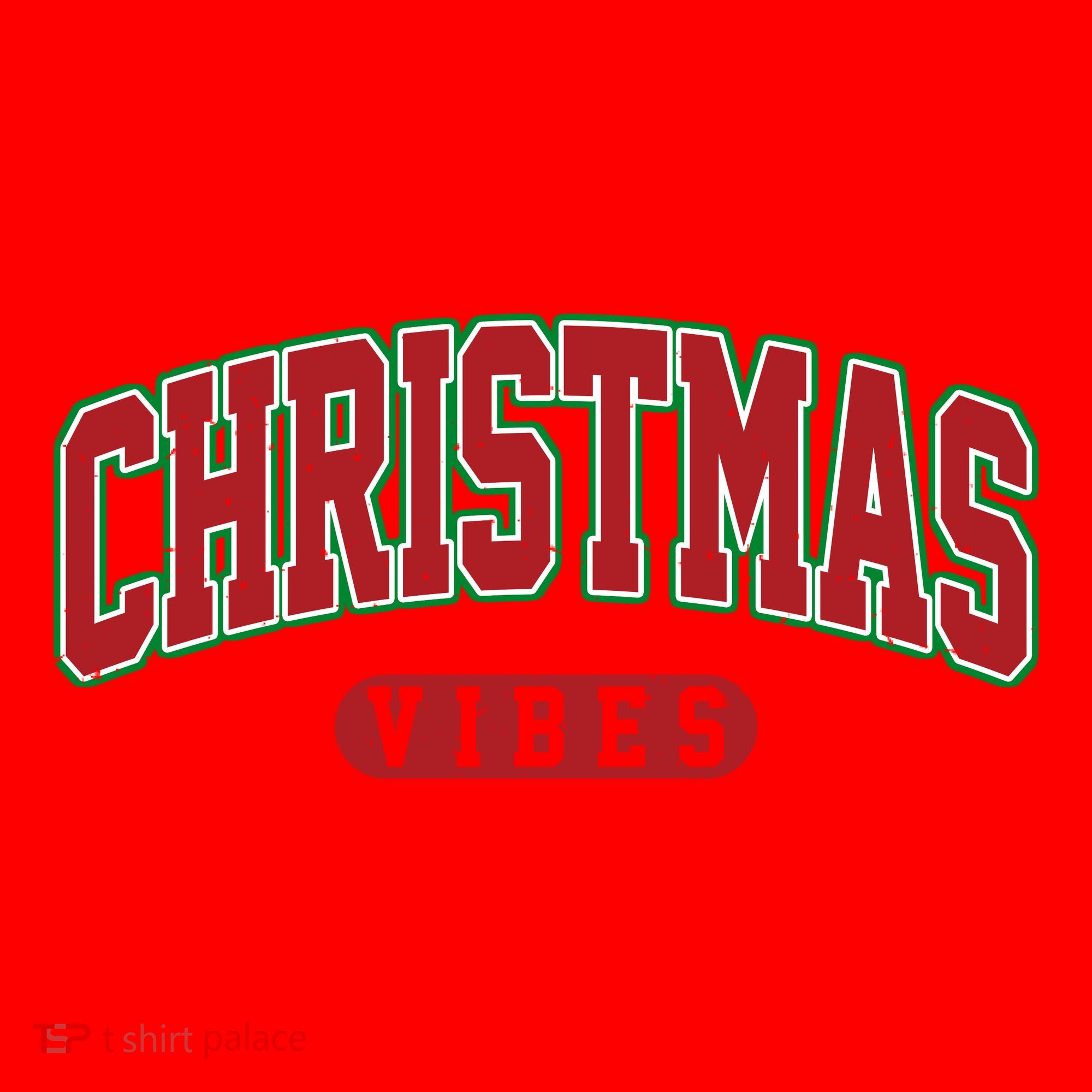 Retro Christmas Vibes Santa Hat