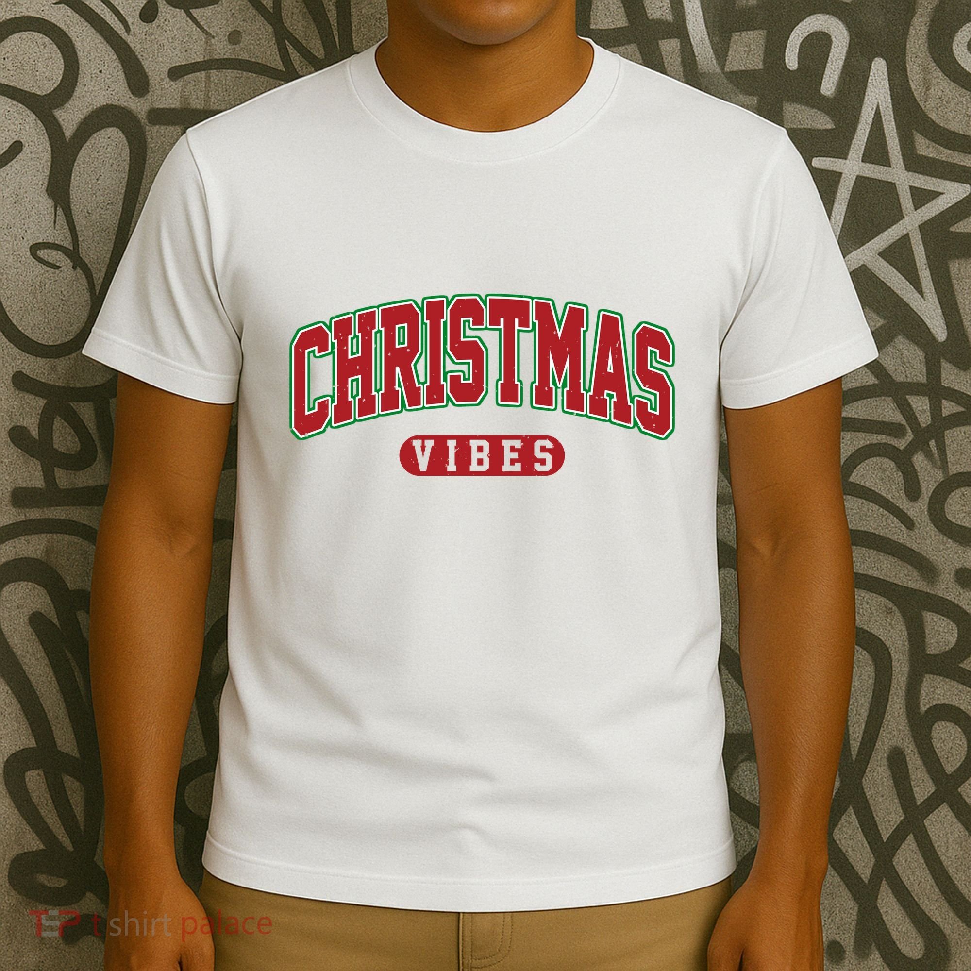 Retro Christmas Vibes T-Shirt