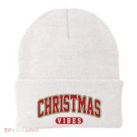 Retro Christmas Vibes Beanie thumb 0