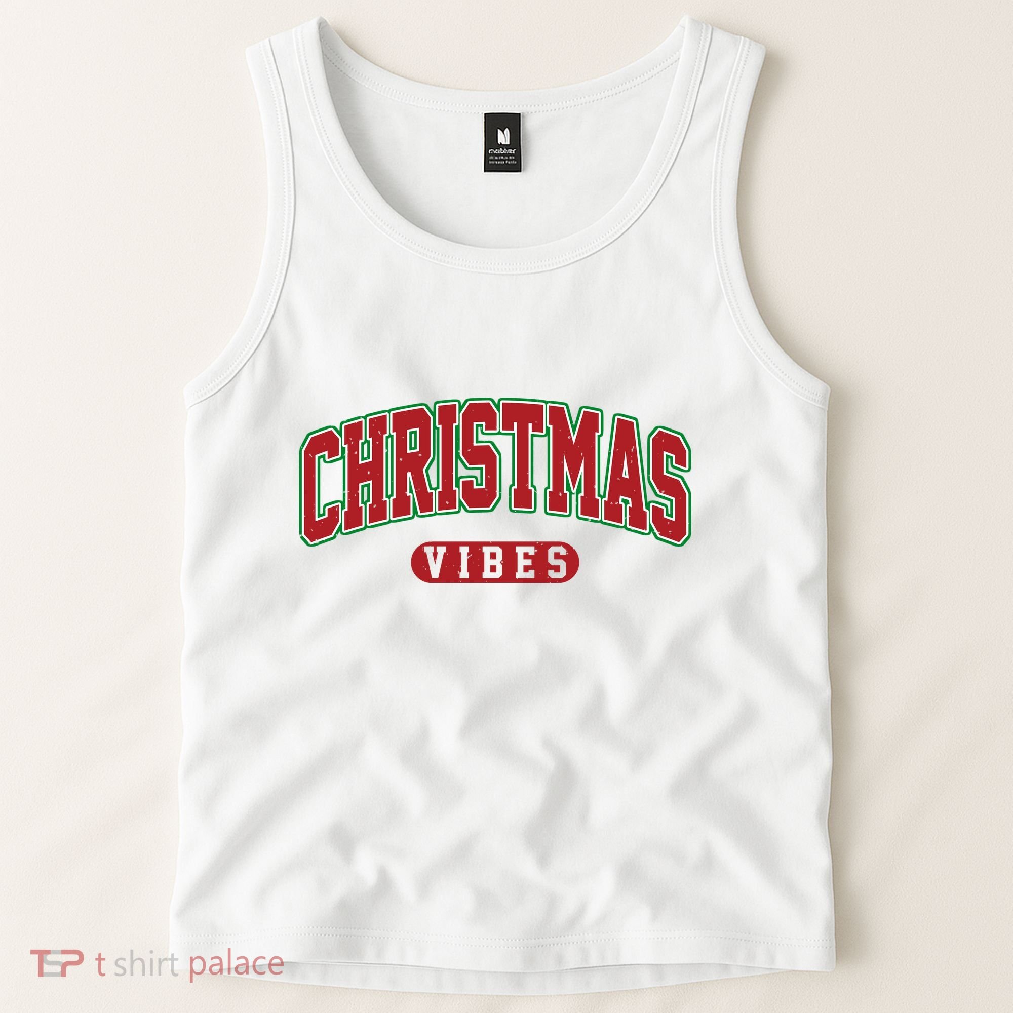 Retro Christmas Vibes Tank Top