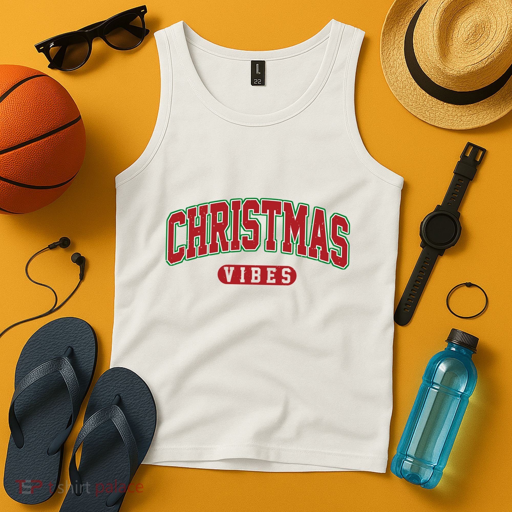 Retro Christmas Vibes Tank Top