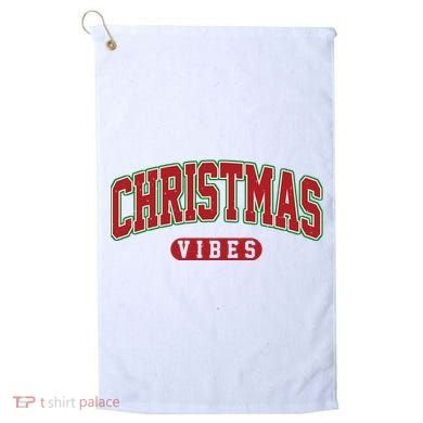 Retro Christmas Vibes Golf Towel