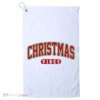 Retro Christmas Vibes Golf Towel thumb 0
