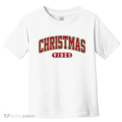 Retro Christmas Vibes Toddler T-Shirt