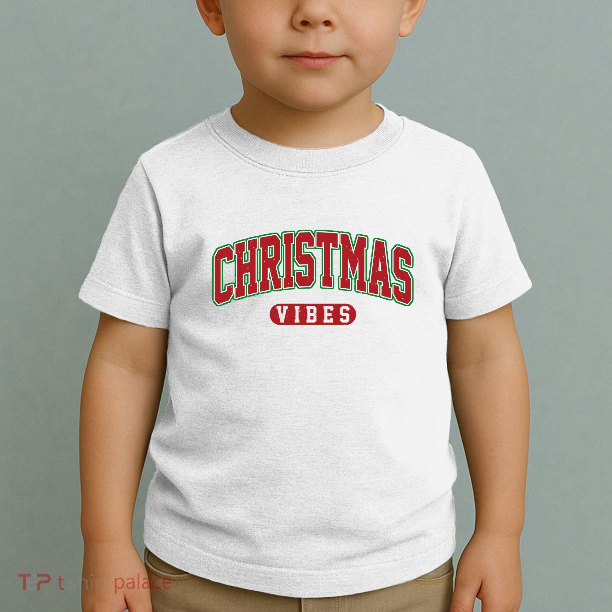 Retro Christmas Vibes Toddler T-Shirt