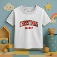 Retro Christmas Vibes Toddler T-Shirt thumb 3