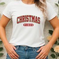 Retro Christmas Vibes Women's T-Shirt thumb 2