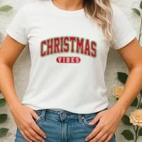 Retro Christmas Vibes Women's T-Shirt thumb 2