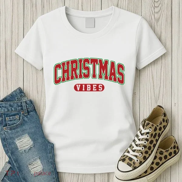 Retro Christmas Vibes Women's T-Shirt