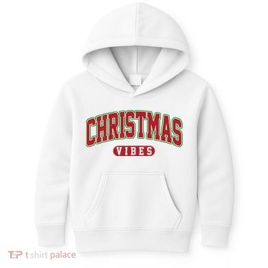 Retro Christmas Vibes Kids Hoodie