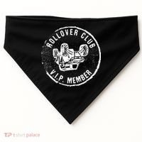 Rollovers Club VIP Member ATV UTV Lovers Funny  USA-Made Doggie Bandana thumb 0