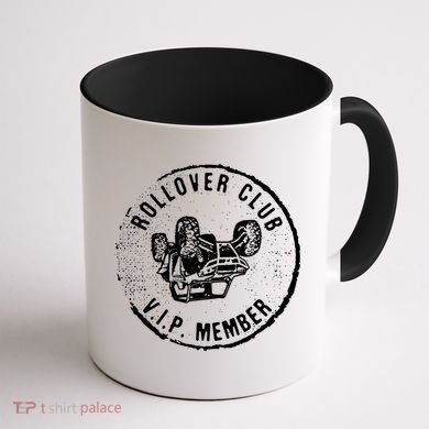 Rollovers Club VIP Member ATV UTV Lovers Funny  Coffee Mug back