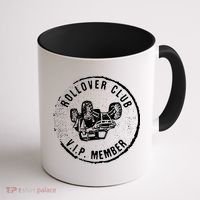 Rollovers Club VIP Member ATV UTV Lovers Funny  Coffee Mug thumb 1