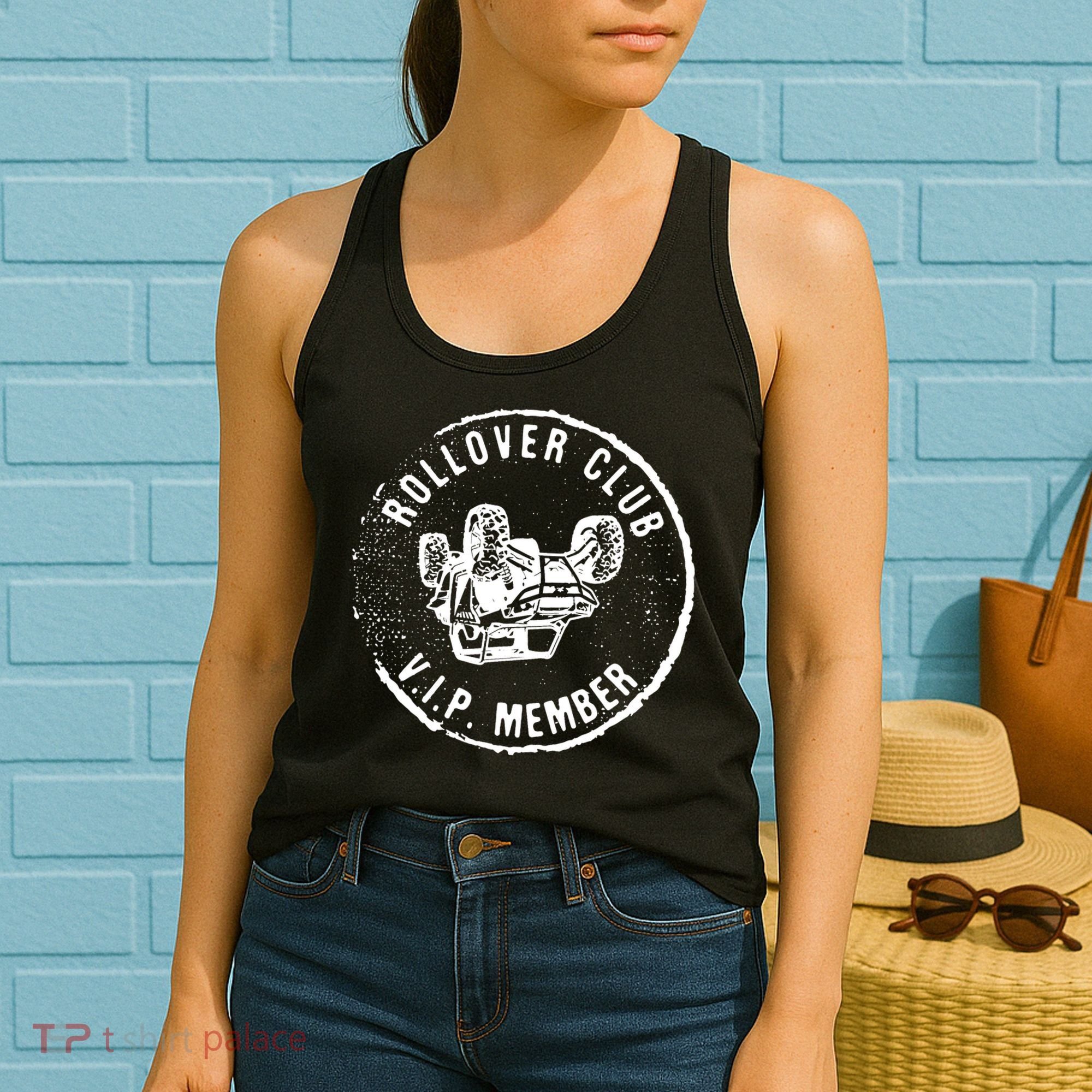 Rollovers Club VIP Member ATV UTV Lovers Funny  Women's Tank Top