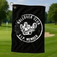 Rollovers Club VIP Member ATV UTV Lovers Funny  Golf Towel thumb 1