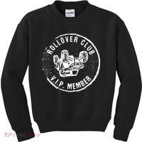 Rollovers Club VIP Member ATV UTV Lovers Funny  Kids Sweatshirt thumb 0