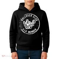 Rollovers Club VIP Member ATV UTV Lovers Funny  Kids Hoodie thumb 4