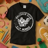 Rollovers Club VIP Member ATV UTV Lovers Funny  Kids T-Shirt thumb 3