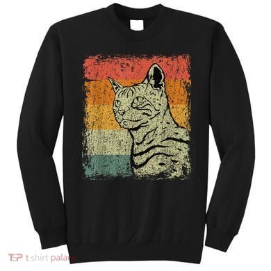 Retro Cats Vintage Bengal Cat Sweatshirt