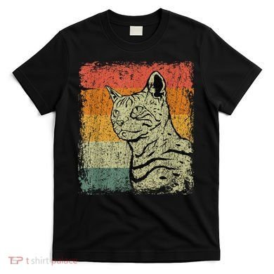 Retro Cats Vintage Bengal Cat T-Shirt