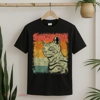 Retro Cats Vintage Bengal Cat T-Shirt thumb 2