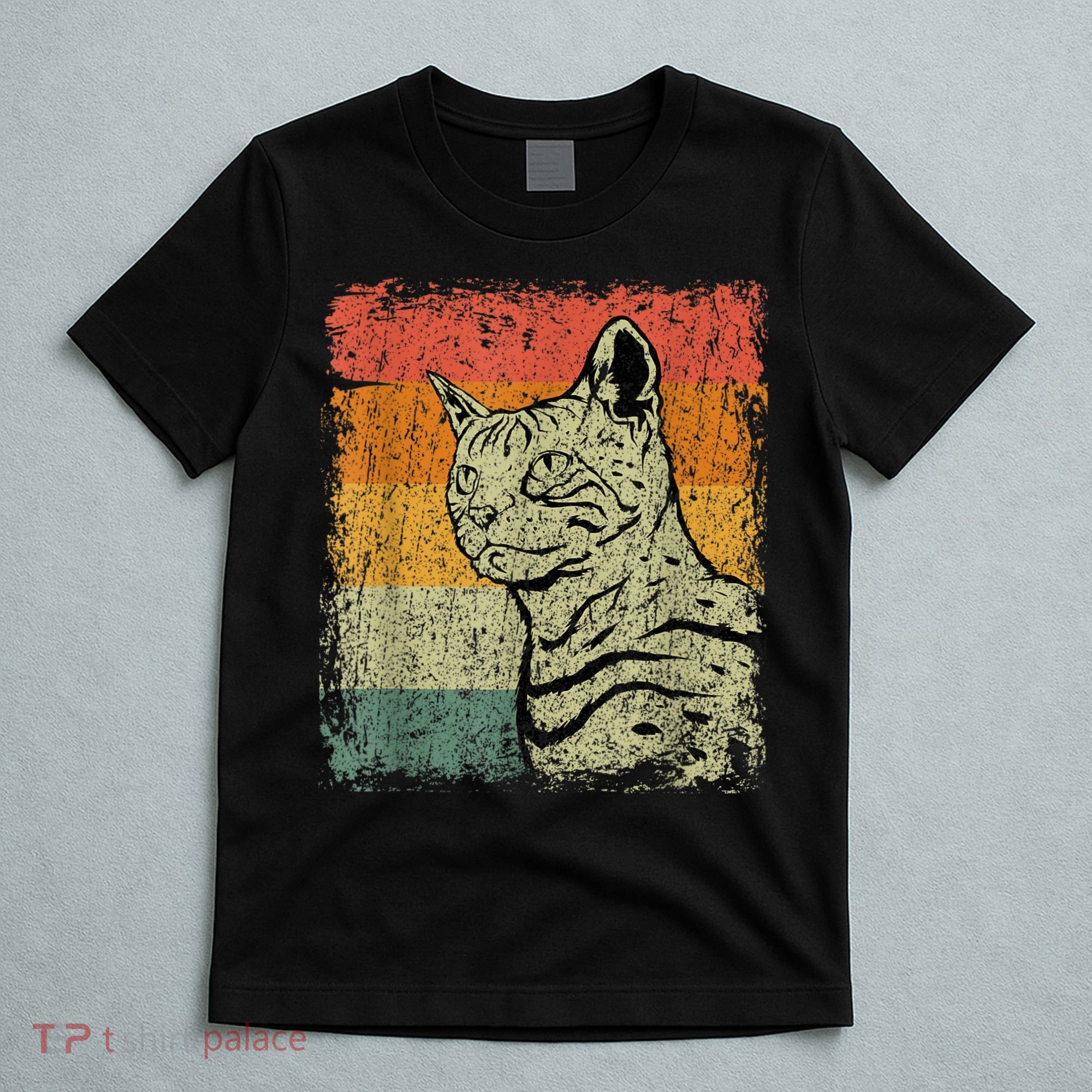 Retro Cats Vintage Bengal Cat T-Shirt
