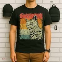 Retro Cats Vintage Bengal Cat T-Shirt thumb 6