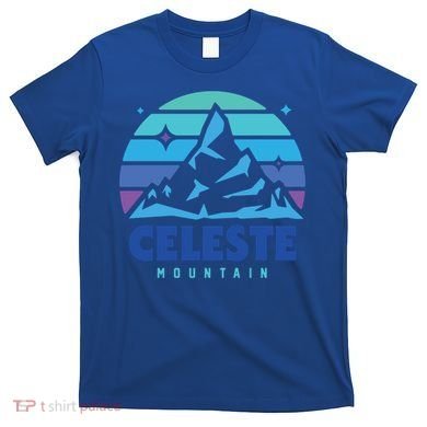 Retro Celeste Vintage Design Mountain Playing Videogames Gift T-Shirt