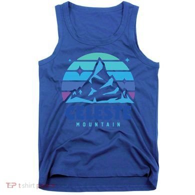 Retro Celeste Vintage Design Mountain Playing Videogames Gift Tank Top