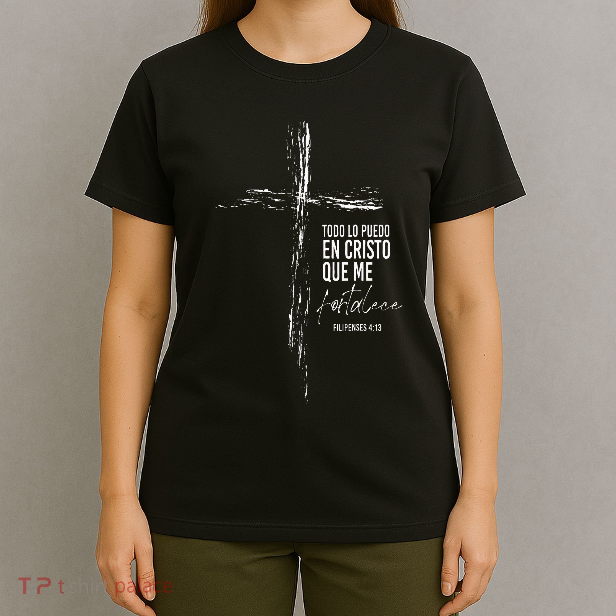 Regalos Cristianos Versos Filipenses 4 13 Christian Spanish T-Shirt
