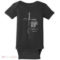 Regalos Cristianos Versos Filipenses 4 13 Christian Spanish Baby Bodysuit thumb 0