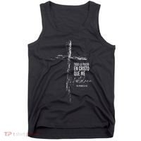 Regalos Cristianos Versos Filipenses 4 13 Christian Spanish Tank Top thumb 0