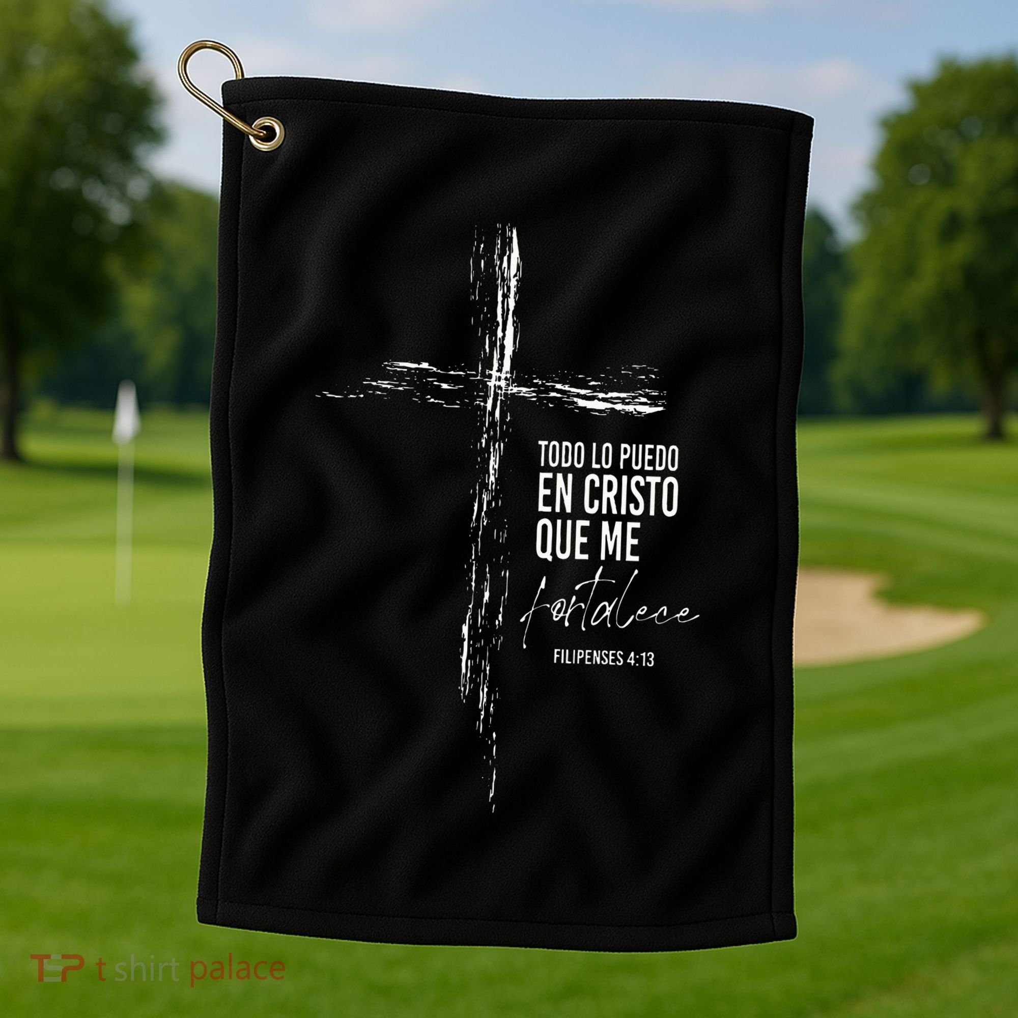 Regalos Cristianos Versos Filipenses 4 13 Christian Spanish Golf Towel