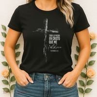 Regalos Cristianos Versos Filipenses 4 13 Christian Spanish Women's T-Shirt thumb 2