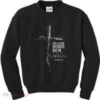 Regalos Cristianos Versos Filipenses 4 13 Christian Spanish Kids Sweatshirt thumb 0