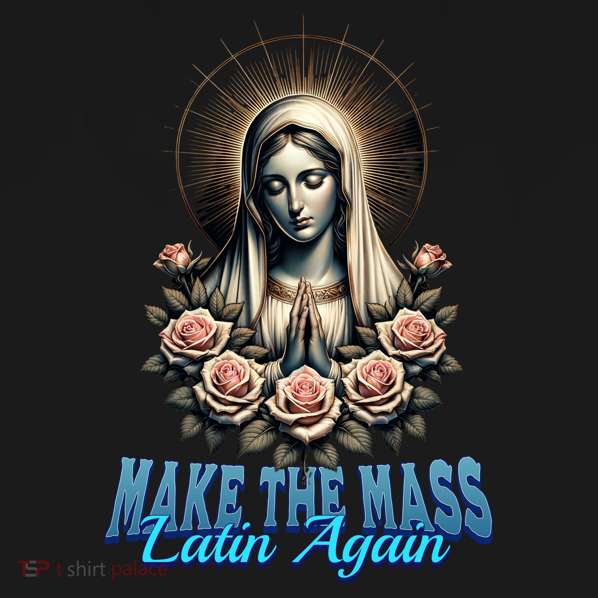 Roman Catholic Virgin Mary Make The Mass Latin Again Ornament
