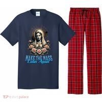 Roman Catholic Virgin Mary Make The Mass Latin Again Pajama Set thumb 0