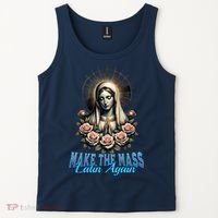 Roman Catholic Virgin Mary Make The Mass Latin Again Tank Top thumb 2