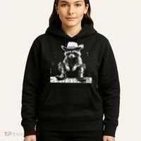 Raccoon Cowboy Western Hoodie thumb 5