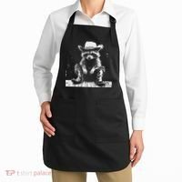 Raccoon Cowboy Western Apron thumb 2