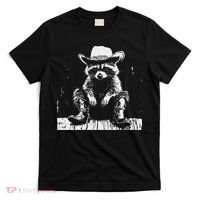 Raccoon Cowboy Western T-Shirt thumb 0