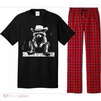 Raccoon Cowboy Western Pajama Set thumb 0