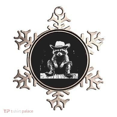 Raccoon Cowboy Western Ornament