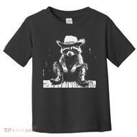 Raccoon Cowboy Western Toddler T-Shirt thumb 0
