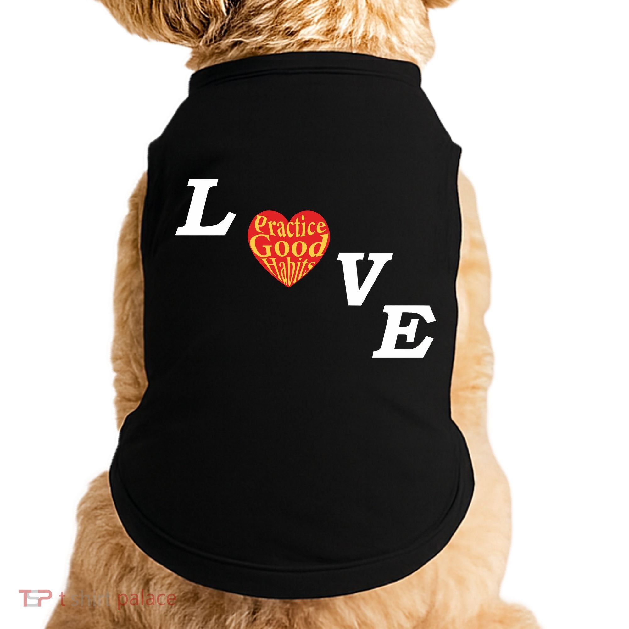 Ryan Clark Wearing Love Practice Good Habits Doggie Tank